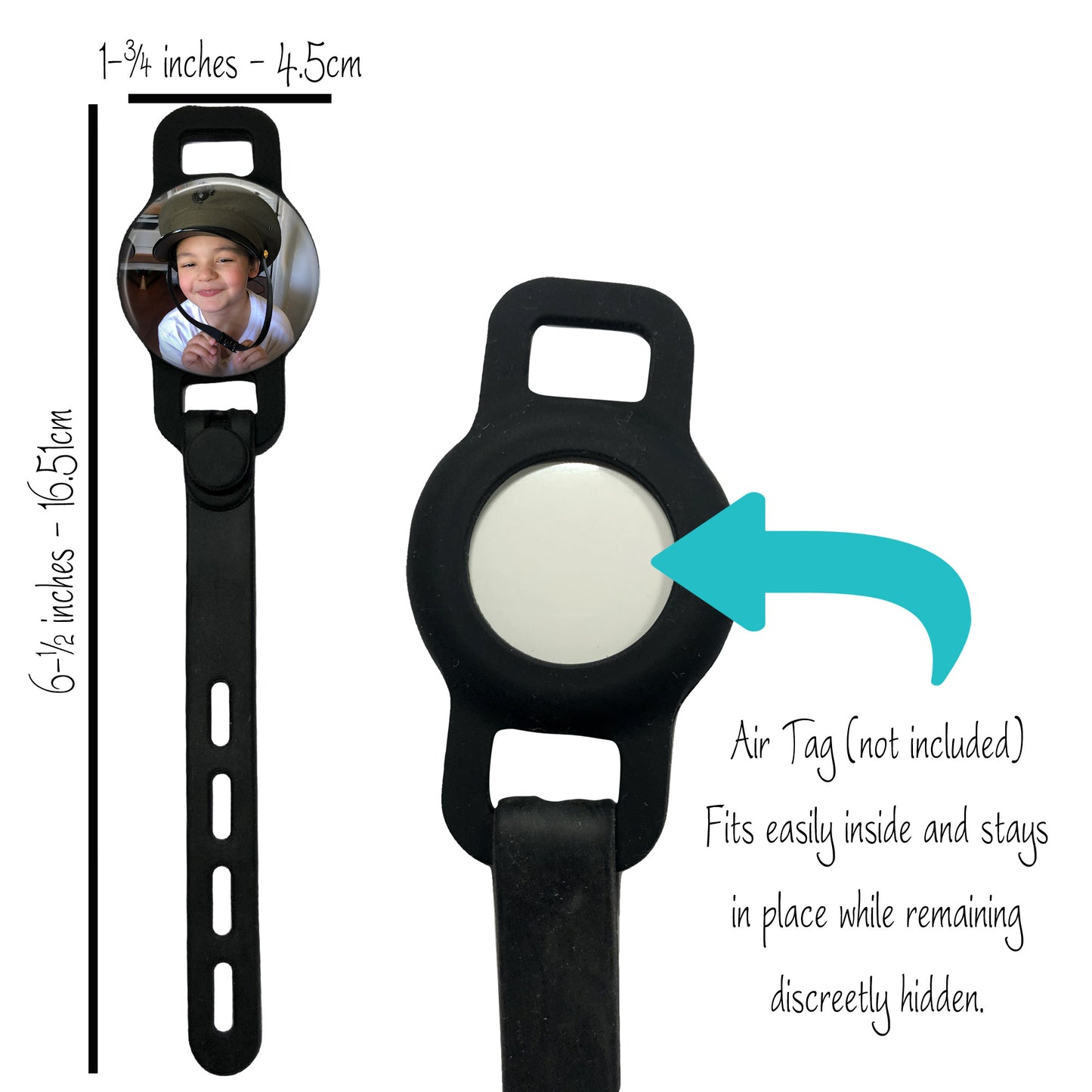 Add Your Photo Stethoscope Air Tag Holder - Adjustable Id Label