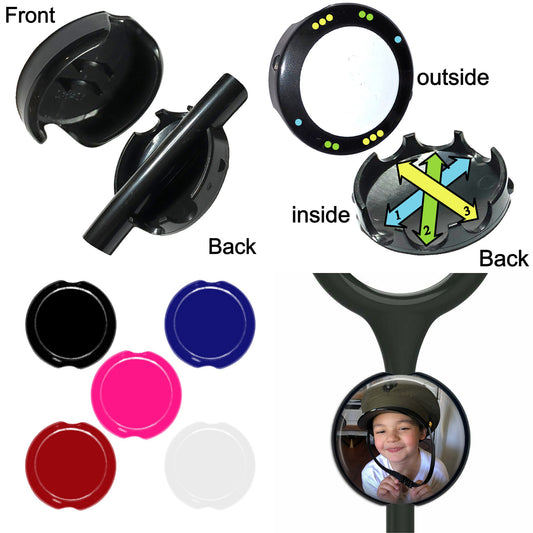 Add Your Photo Stethoscope Tag - Adjustable Yoke or Tube Id Label 000