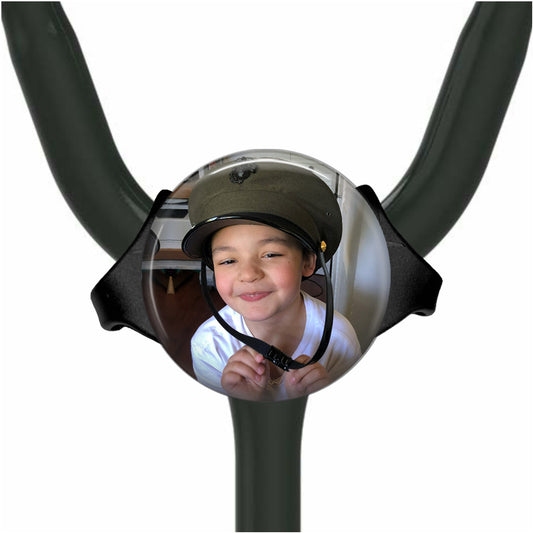 Add Your Photo Stethoscope Tag - Adjustable Yoke Id Label