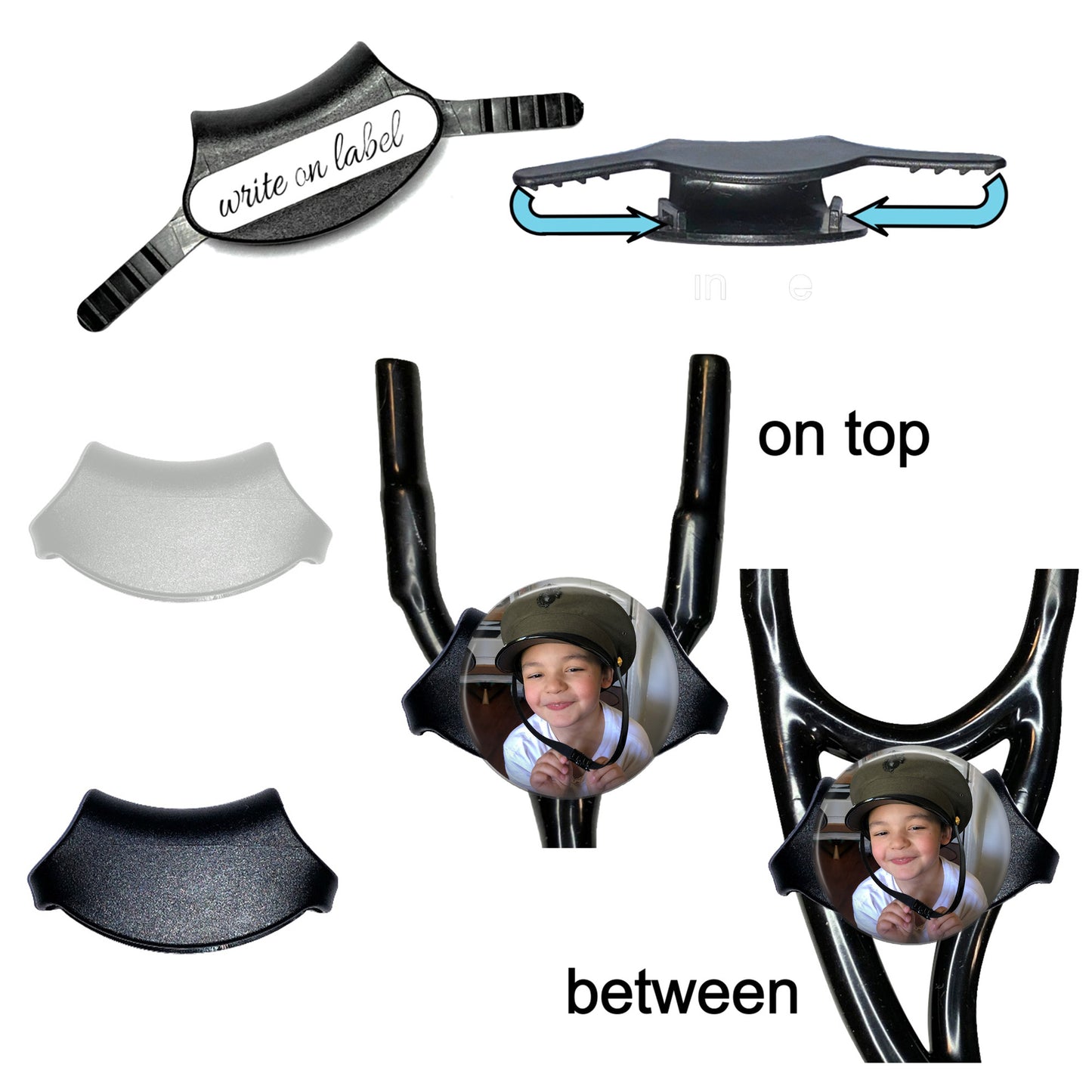 Add Your Photo Stethoscope Tag - Adjustable Yoke Id Label