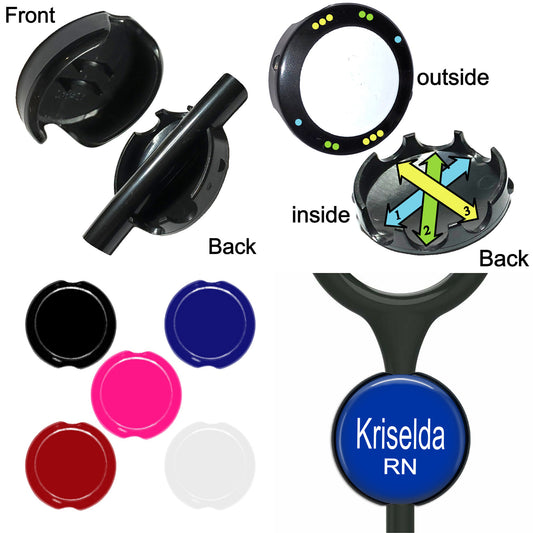 Personalized Stethoscope Tag - Custom Medical ID Tags | Nurse & Doctor Badge 009