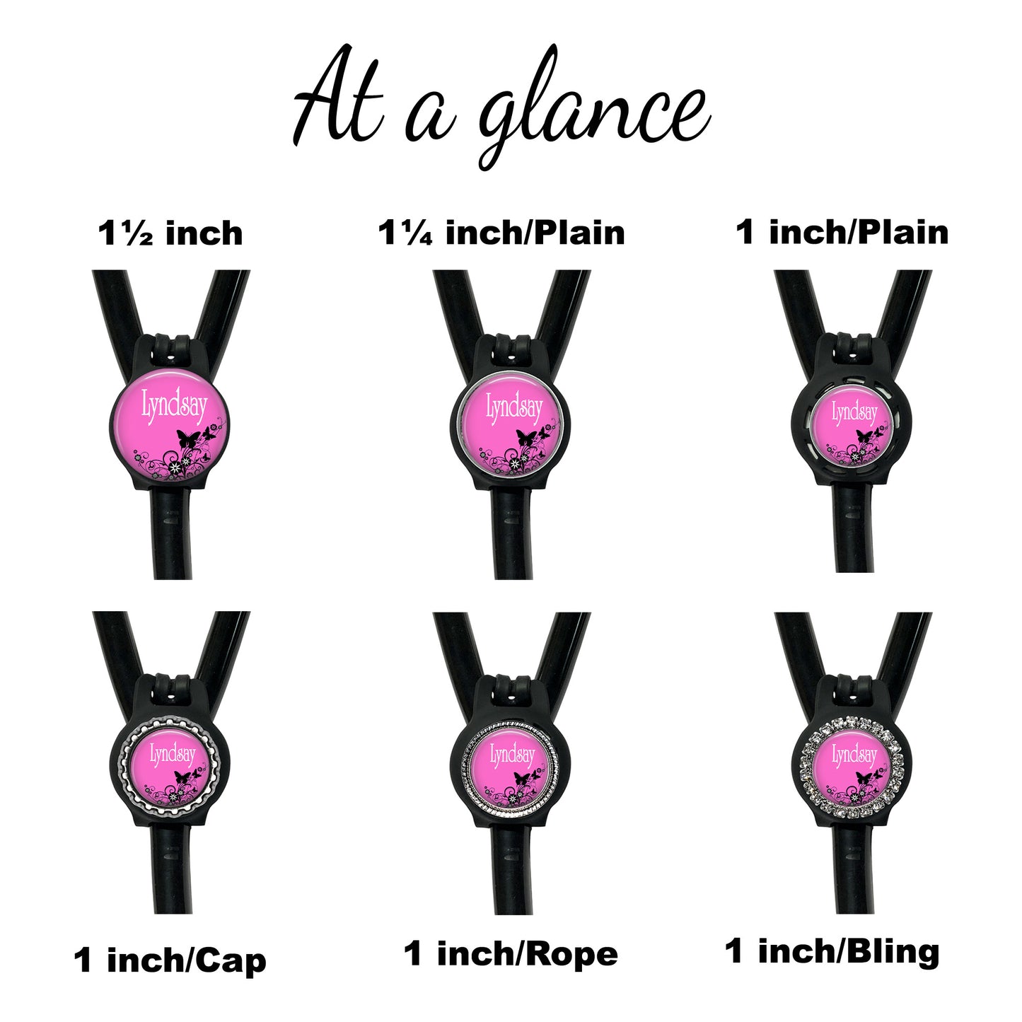 Colorful Butterfly Stethoscope Id Name Air Tag Holder Personalized