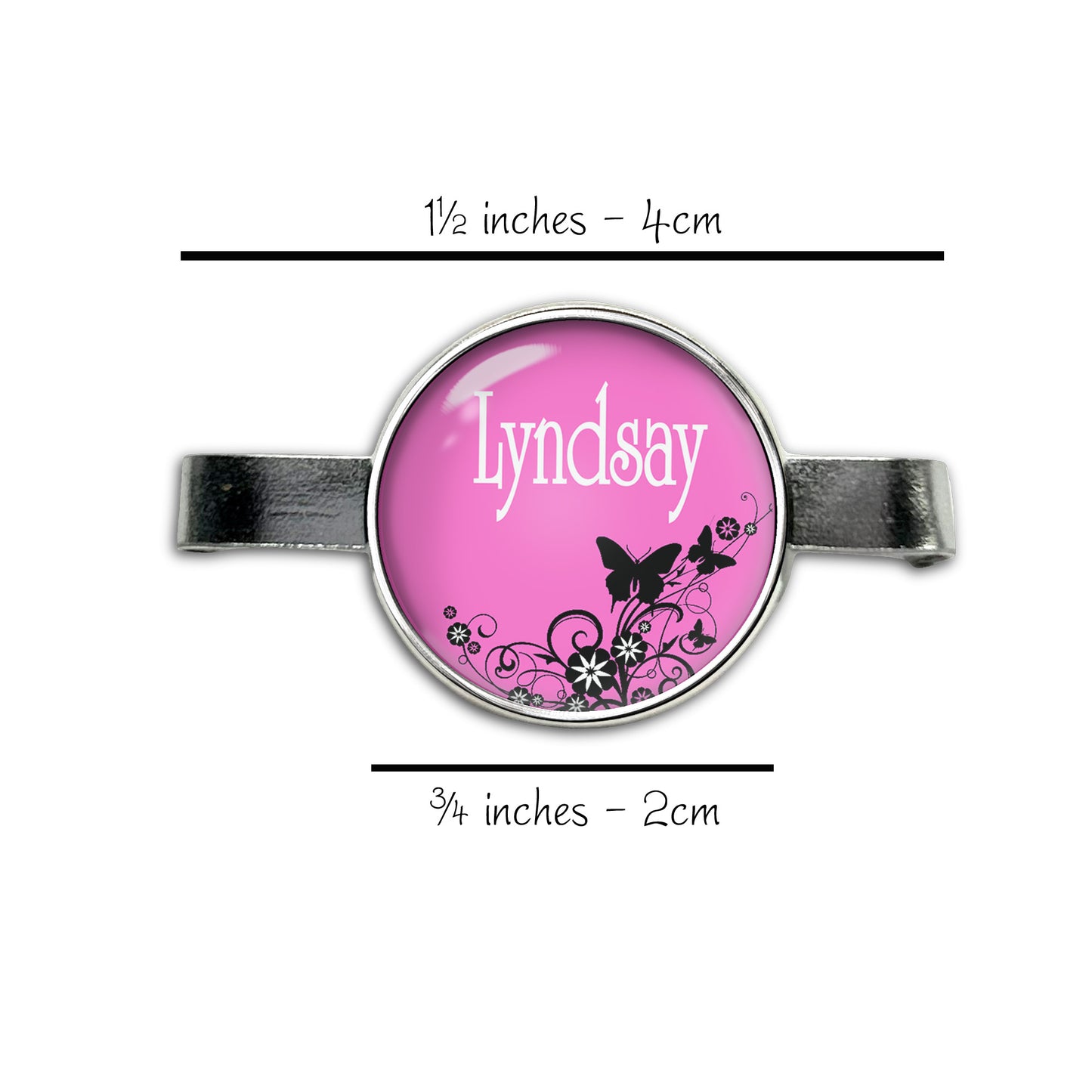 Colorful Butterfly Stethoscope Id Name Tag Charm Personalized