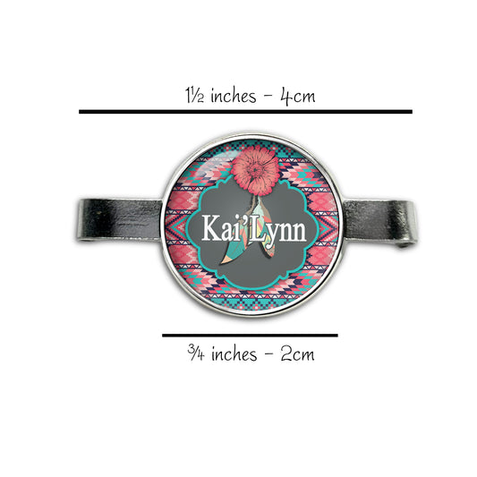 Southwest Pattern Stethoscope Id Name Tag Charm Personalized