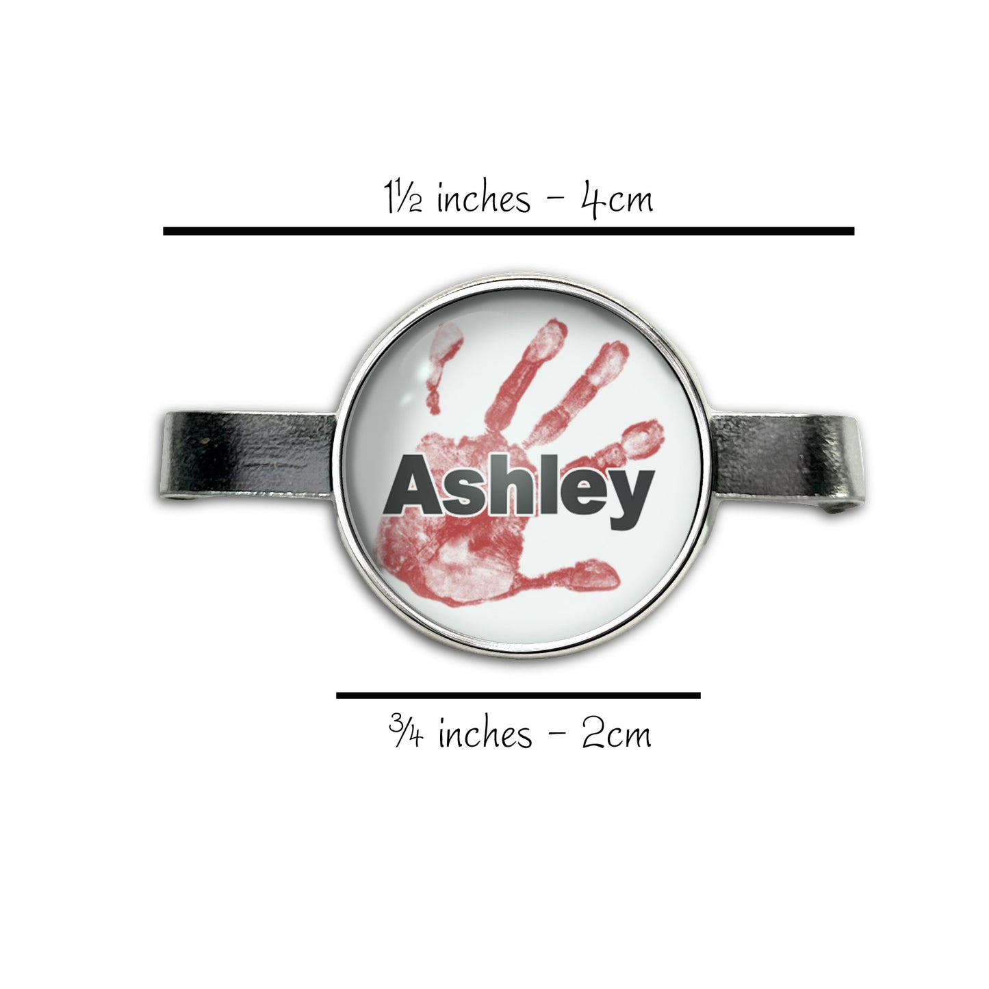 Emergency Handprint Stethoscope Id Name Tag Charm Personalized