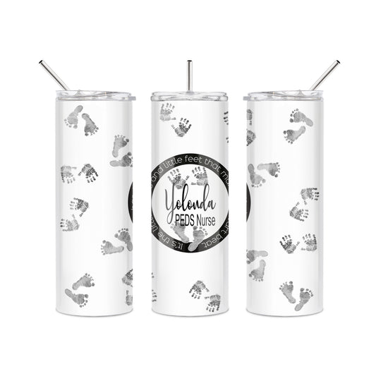 20oz Skinny Tumbler - Personalized Stainless Steel Vacuum Insulated Cup