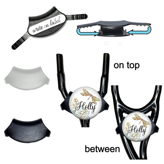 Personalized Stethoscope Tag Dragonfly - Custom Medical Badge, Engraved Nurse Accessory 393