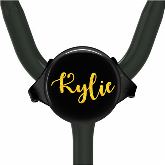 Personalized Stethoscope Tag - Custom Yoke Name Tag for Nurses, Doctors 462