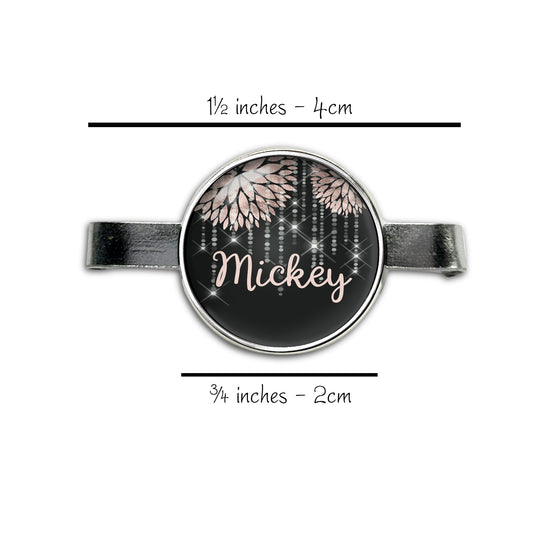 Stethoscope Name Tag - Personalized Rose Gold Charm | Custom Medical ID Jewelry