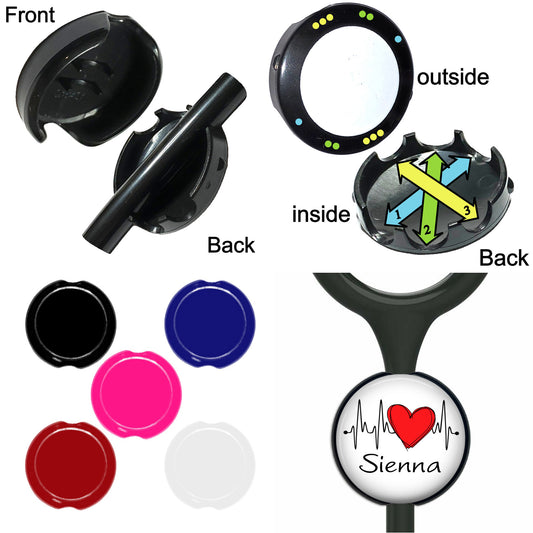 Personalized Stethoscope Tag - Custom Medical ID Tag With Colorful Designs 515