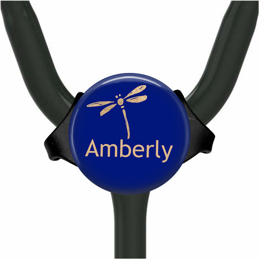 Personalized Stethoscope Name Tag - Custom Yoke Stethoscope ID Tag, Nurses & Doctors 546