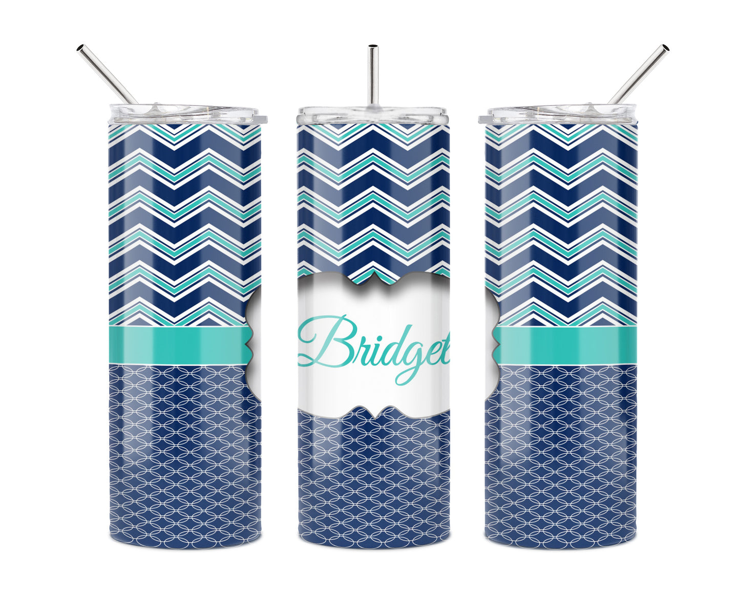 Chevron (6 Colors) 20 oz Skinny Tumbler