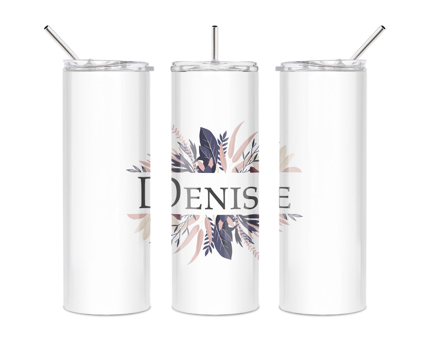 Ferns and Feathers 20 oz Skinny Tumbler