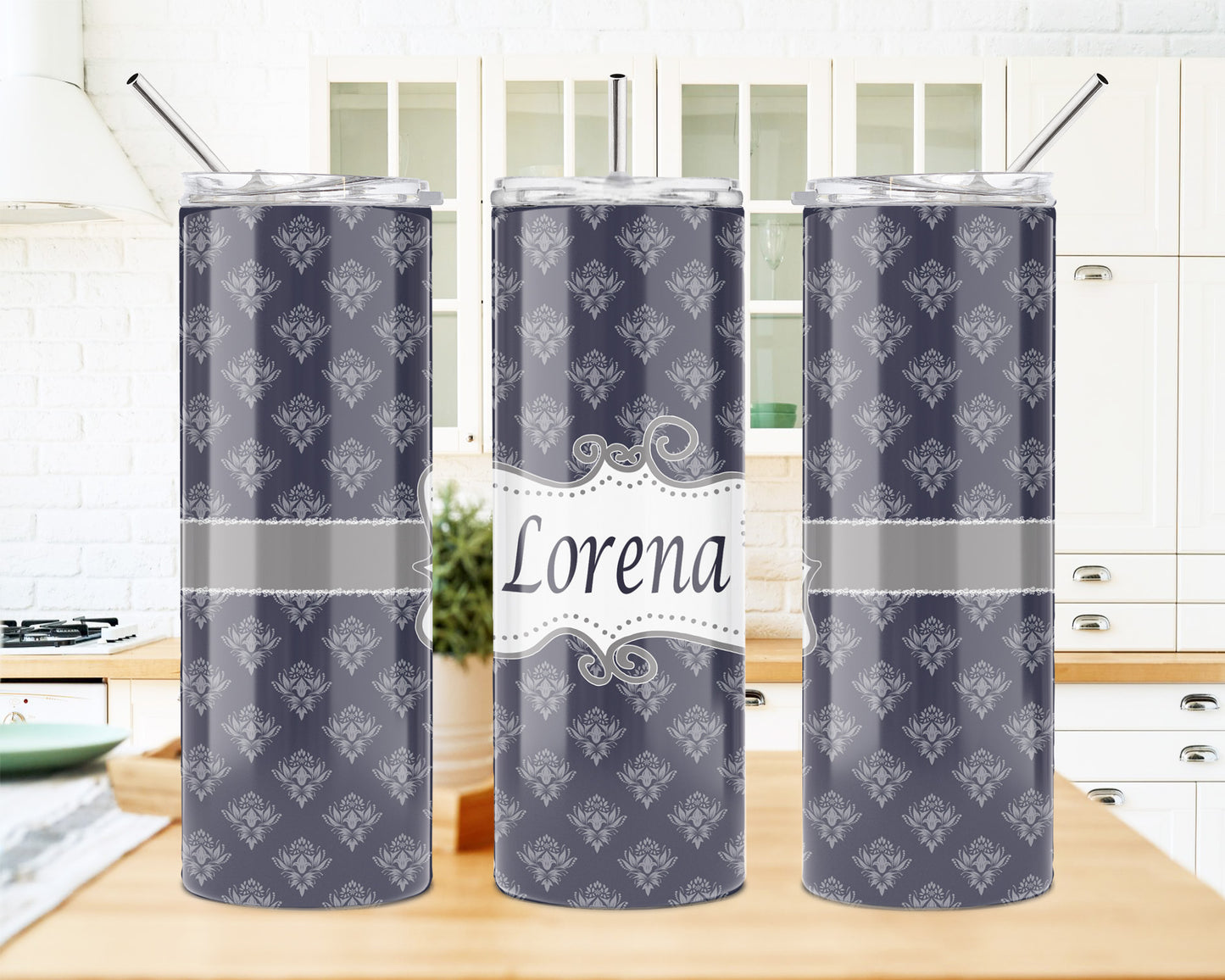 Lattice Pattern (8 Colors) 20 oz Skinny Tumbler