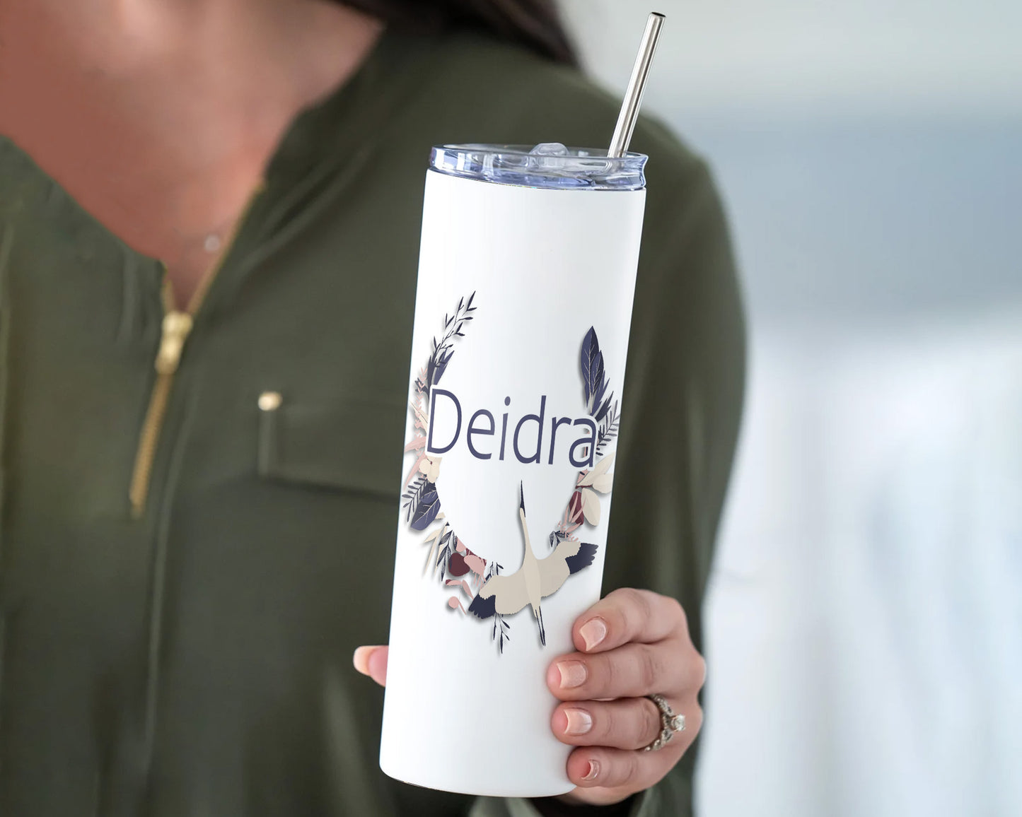 Ferns and Crane 20 oz Skinny Tumbler