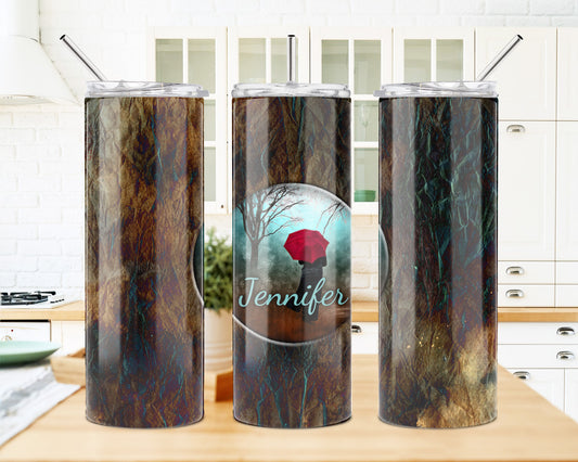 20 Oz Skinny Tumbler - Personalized Stainless Steel Drinkware With Slip Resistant Base