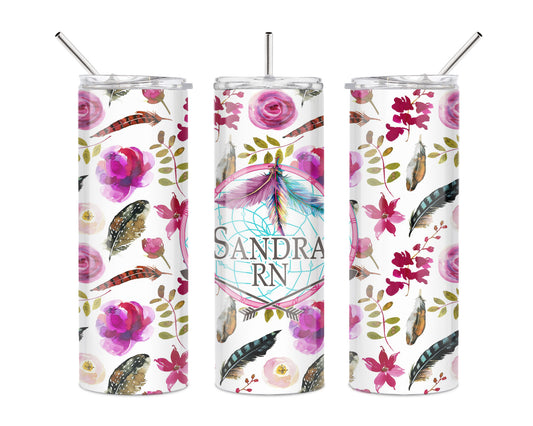 20 Oz Skinny Tumbler – Personalized Custom Insulated Drinkware With Double Wall Vacuum Cup