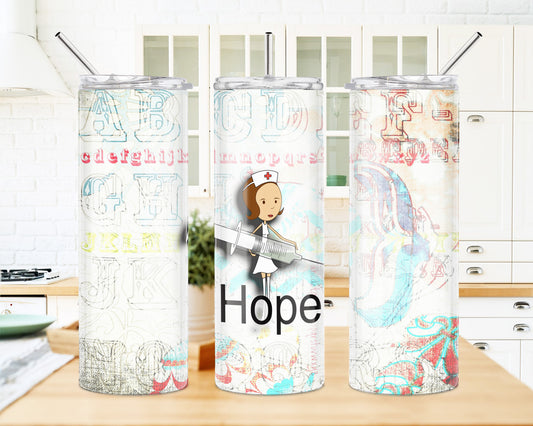 20 Oz Skinny Tumbler – Stainless Steel Insulated Drinkware With Custom Name