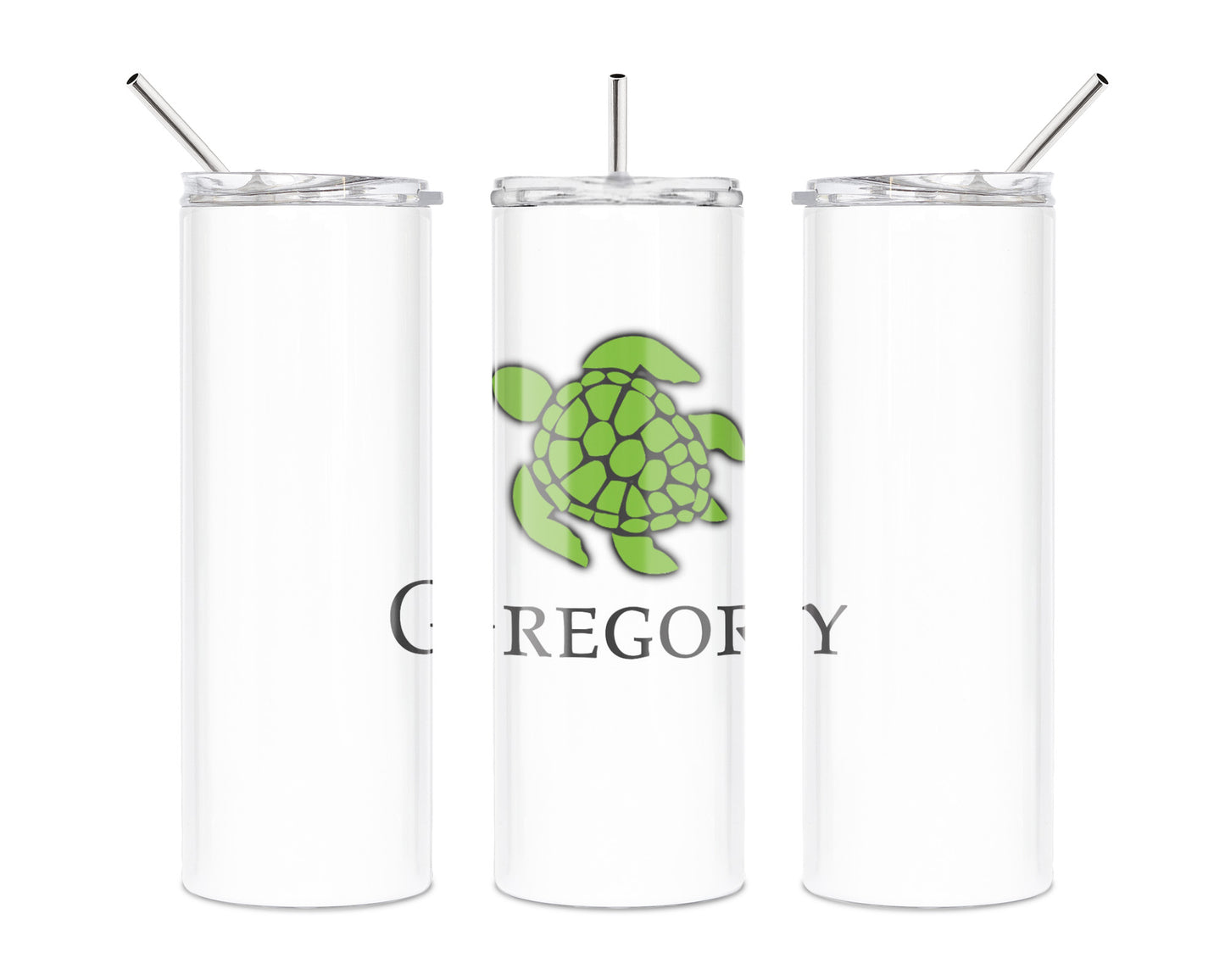 Green Sea Turtle 20 oz Skinny Tumbler