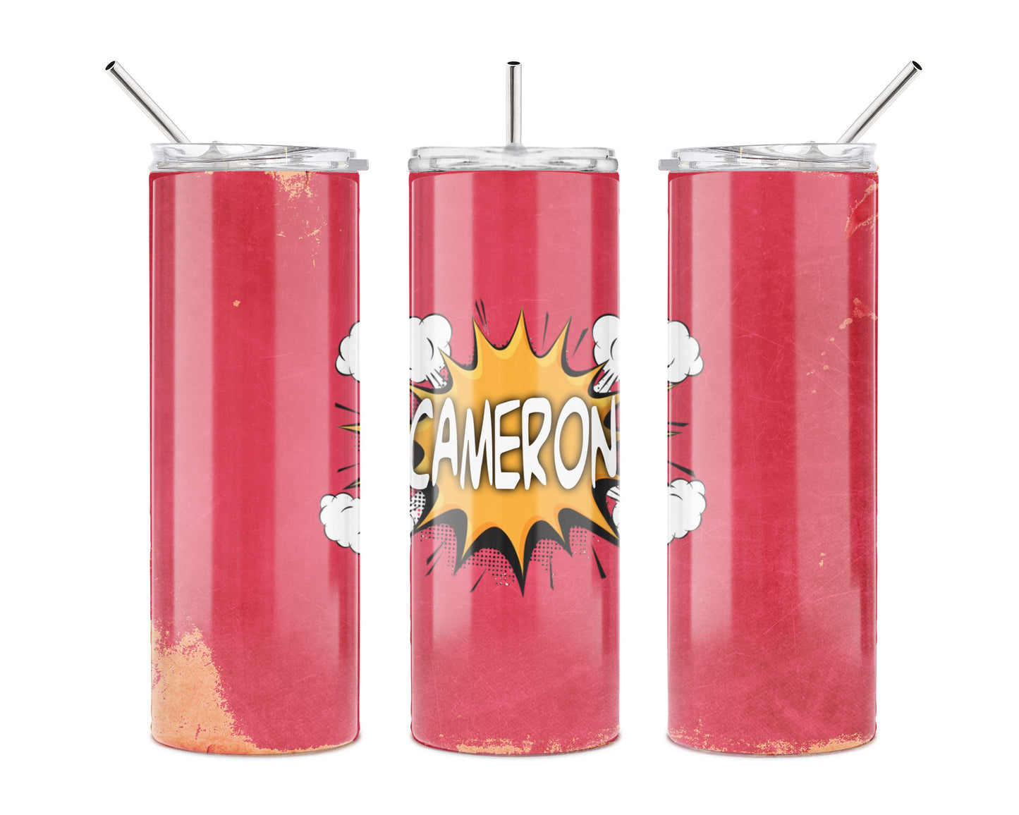 Comic Book 20 oz Skinny Tumbler