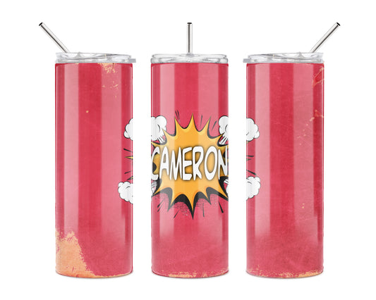 20 Oz Skinny Tumbler – Custom Stainless Steel Cup With Non Slip Rubber Base