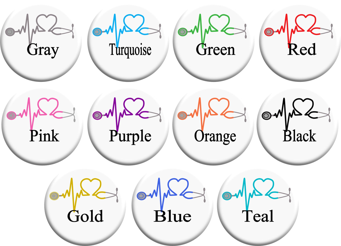 Caduceus Pattern EKG Stethoscope (11 Colors) 20 oz Skinny Tumbler