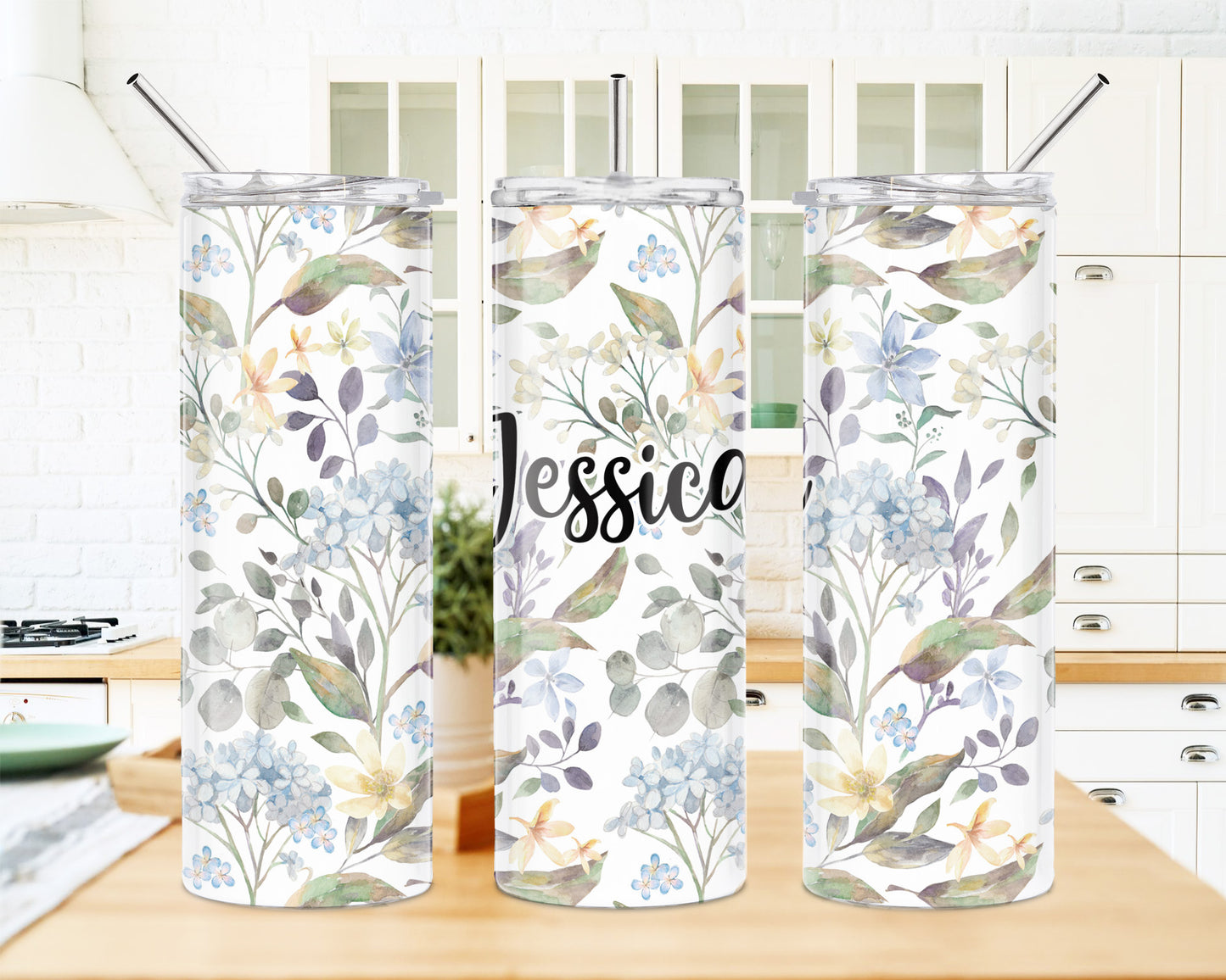Forest Fauna 20 oz Skinny Tumbler
