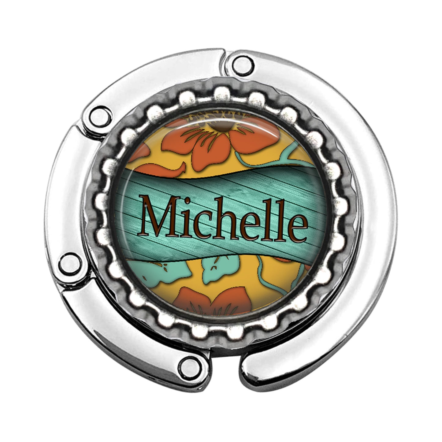 a picture of a bottle cap with a name on it