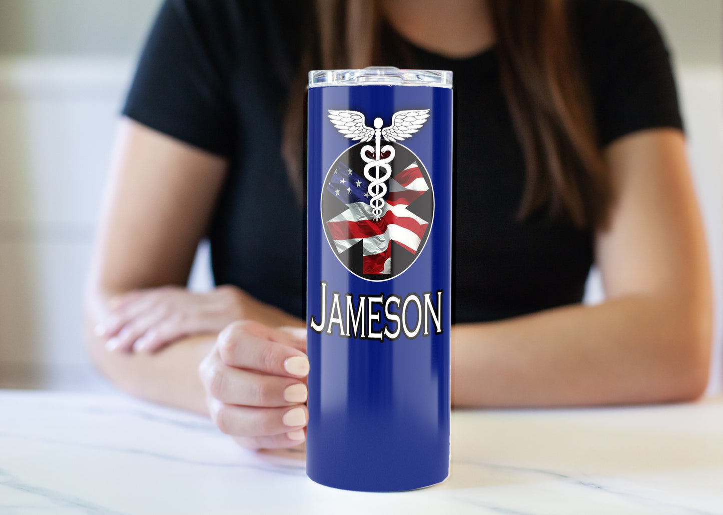 Emergency Services 20 oz Skinny Tumbler