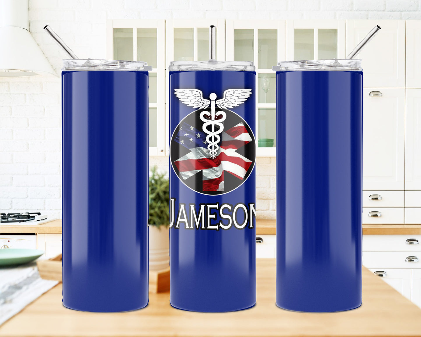 Emergency Services 20 oz Skinny Tumbler