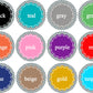 Flower Medallion Yoke Stethoscope Id Name Tag Personalized - 12 Colors