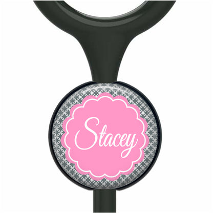 Personalized Stethoscope Name Tag – Custom Medical ID Tags for Nurses & Doctors 008