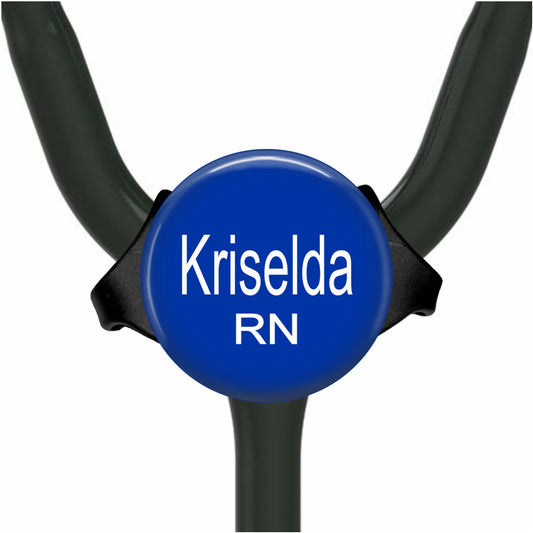 12 Color Yoke Stethoscope Id Name Tag Personalized
