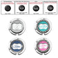 Lattice Pattern (10 Colors) Foldable Purse Hanger Bag Hanger for Table or Desk