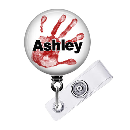 Retractable ID Badge Reel - Emergency Medical Badge Holder with Swivel Clip