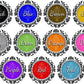 Colorful Damask 20oz Skinny Tumbler