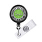 Colorful Damask Retractable ID Badge Reel Holder