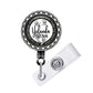 Pediatric Baby Prints Retractable ID Badge Reel Holder