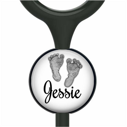 Stethoscope Name Tag - Custom Medical ID Tag Personalized Stethoscope Accessory 264