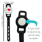 EKG Heart Stethoscope Id Air Tag Holder Personalized - 10 Design Colors