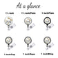 six different badge designs, each with a unique size and style. The badges are labeled with the name "Holly" and are available in various sizes, including 1/2 inch, 1/4 inch, 1 inch/Plain, 1 inch/Plain, 1 inch/Cap, and 1 inch/Rope.