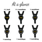 six black straps with the name "Rylie" printed on them in a stylized font. The straps are labeled with their corresponding size, either 1/inch/cap, 1/inch/Plain, 1 inch/Plain, 1 inch/Rope, 1 inch/Bling, or 1/inch/Cap.