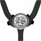 A black and white medical stethoscope with a decorative charm featuring a skeleton and the text "The Day You Deserve".