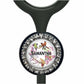 A personalized nameplate with a floral design and a bird motif, featuring the name "SAMANTHA" on the center.
