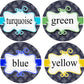 Damask Doodle Frame (8 Colors) Retractable ID Badge Reel Holder