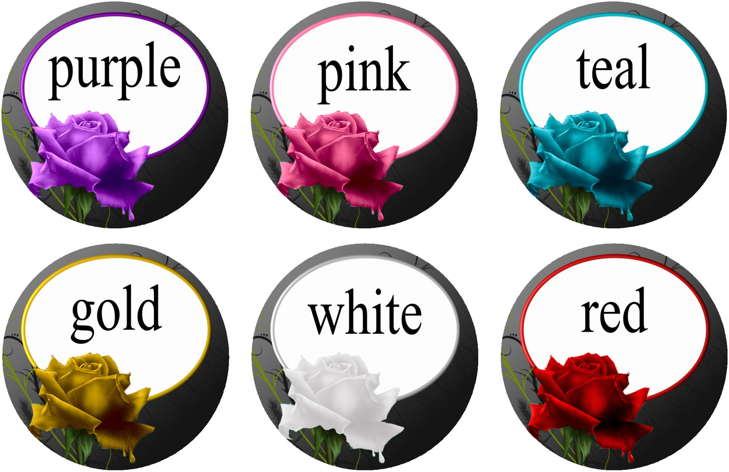 Dark Night Rose (6 Colors)  20 oz Skinny Tumbler