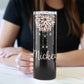 Rose Gold Floral 20 oz Skinny Tumbler