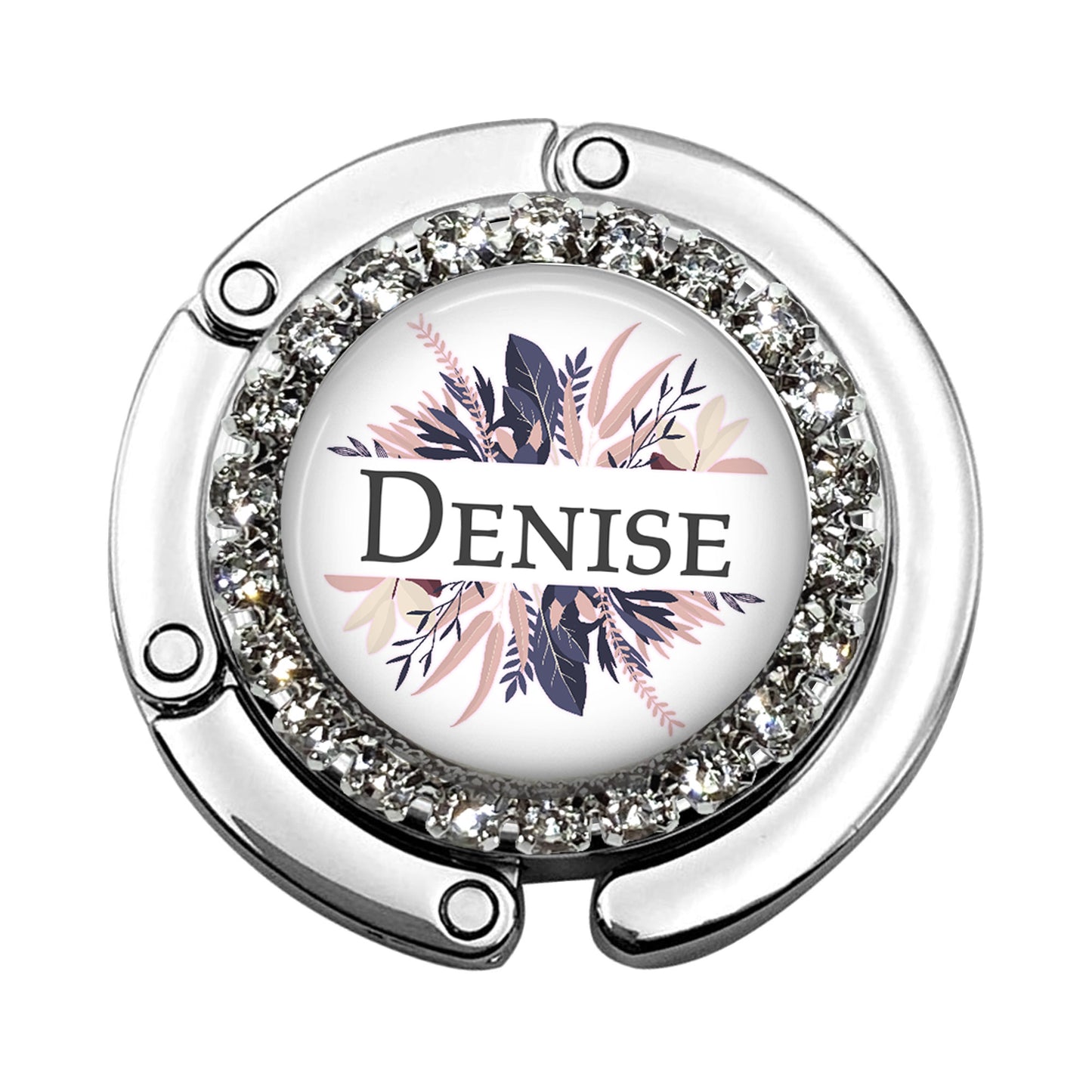 a badge with the name denise on it