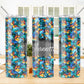 Blue Butterflies 20 oz Skinny Tumbler