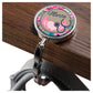 Pink and Beige Flowers Name Purse Hanger Bag Hanger for Table or Desk